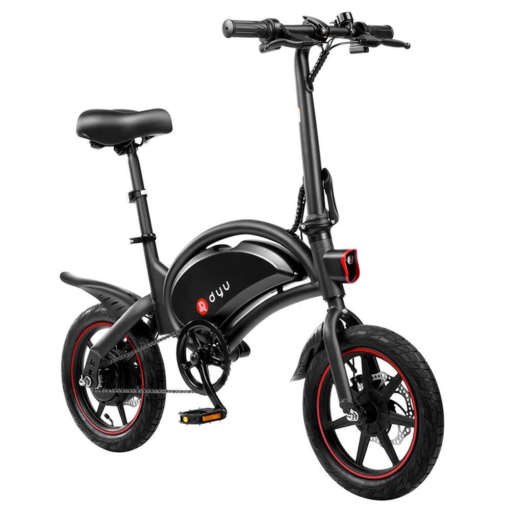 Vélo électrique de ville DYU D3F, pneus 14", batterie 36 V 10 Ah – Image 3
