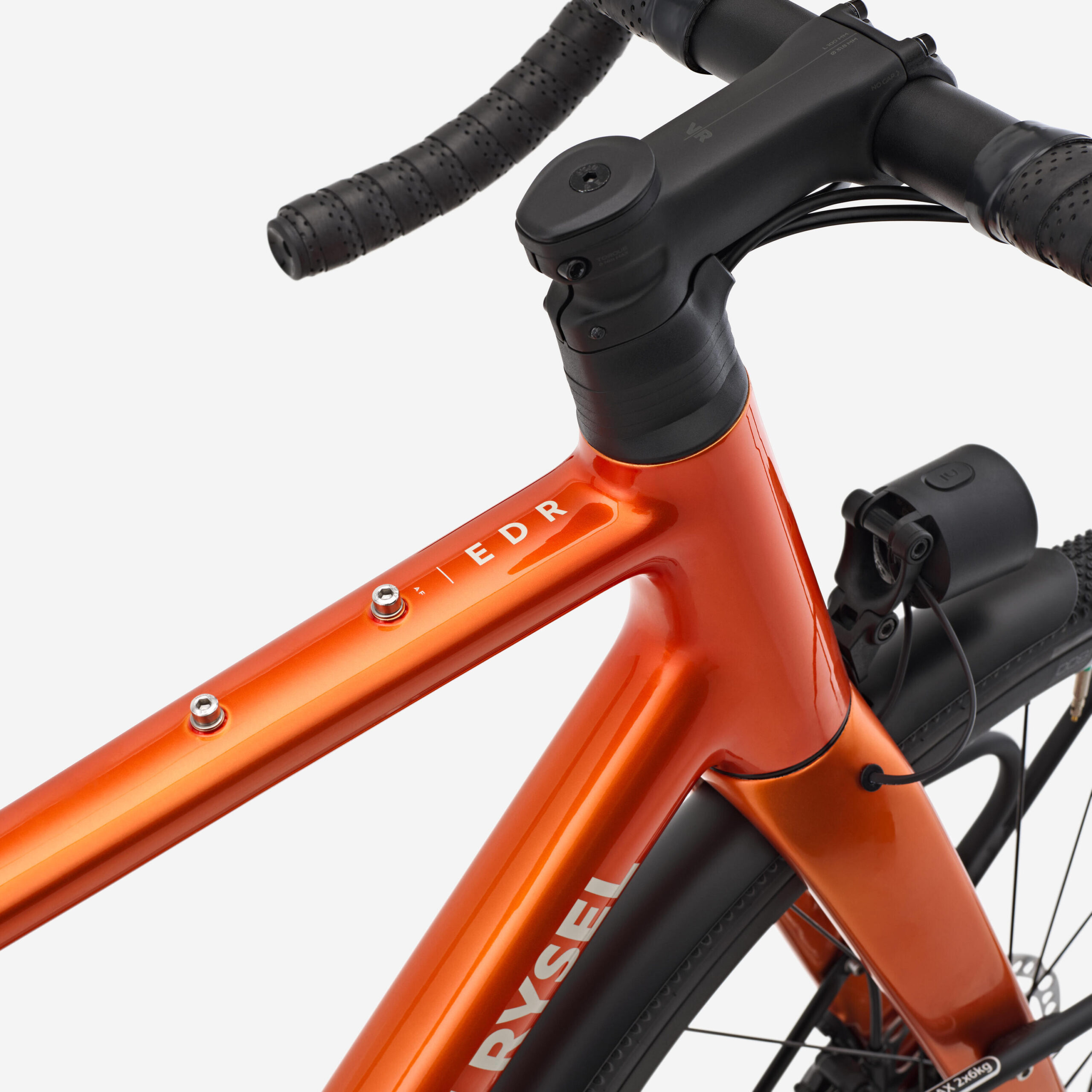Vélo de route Shimano GRX 2x12v, EDR AF2 Randonneur orange – Image 10