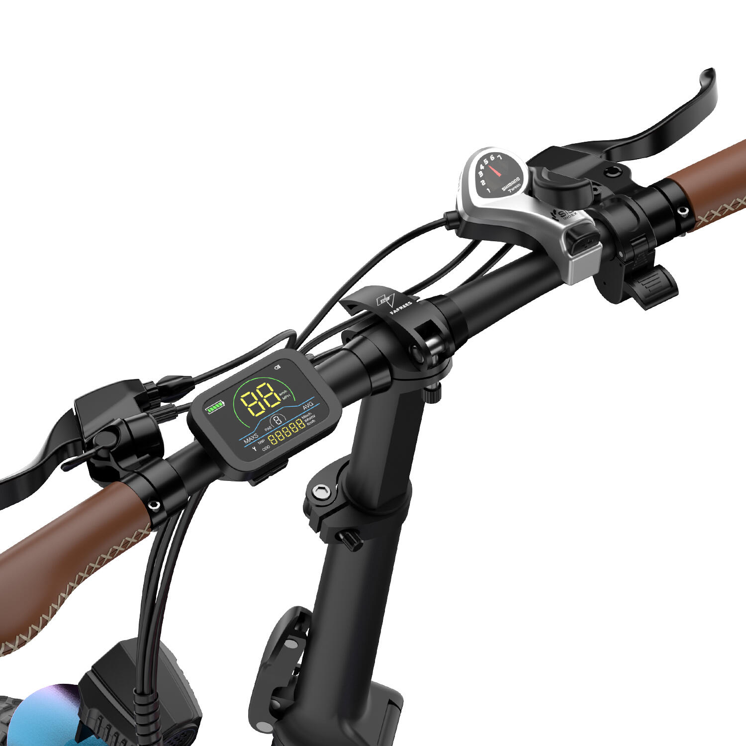 Vélo électrique pliant FAFREES F20 Pro avec batterie 20 Ah et 7 vitesses – Image 3