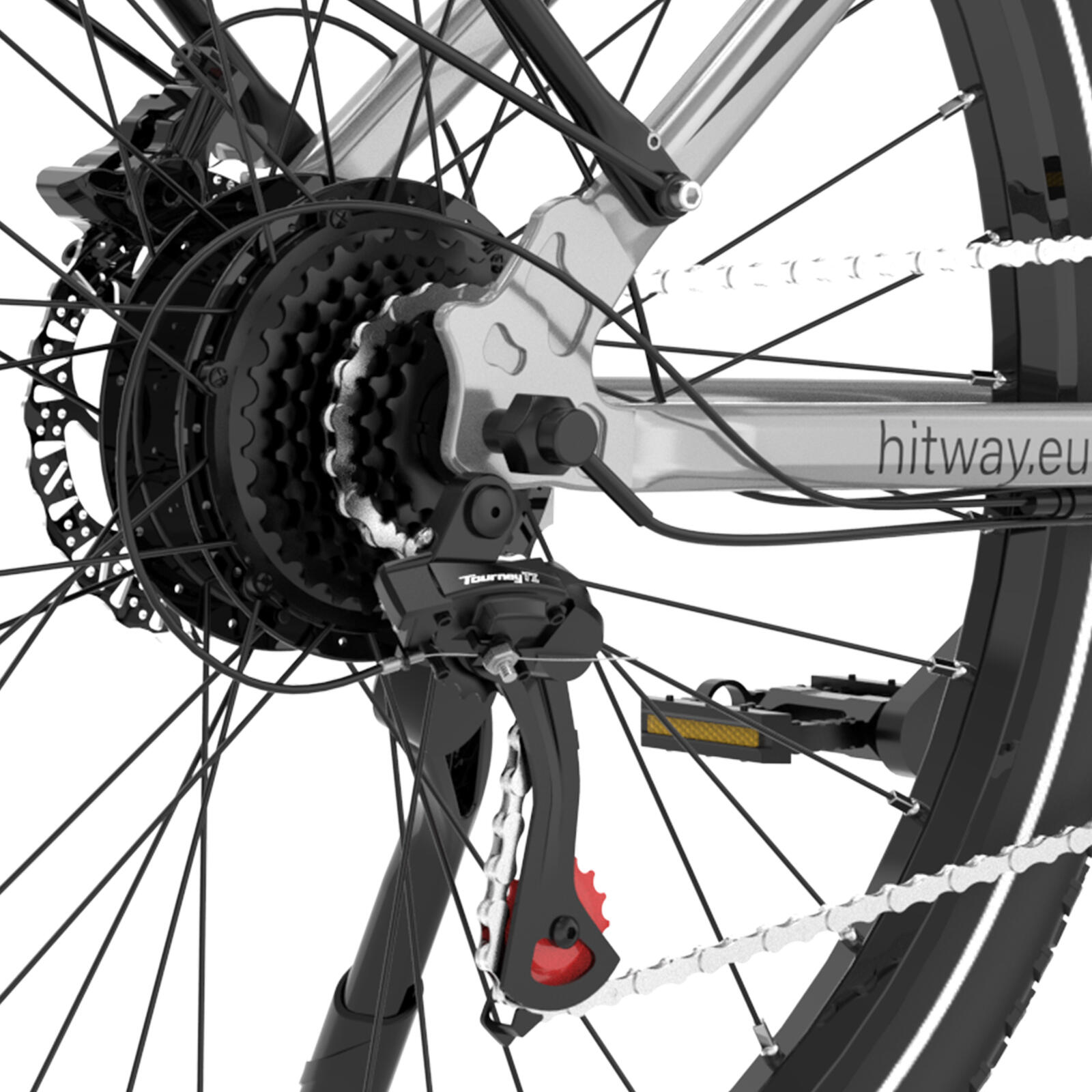 Vélo de Ville Électrique 28" Batterie Samsung 768Wh BK27PRO APP NFC – Image 3