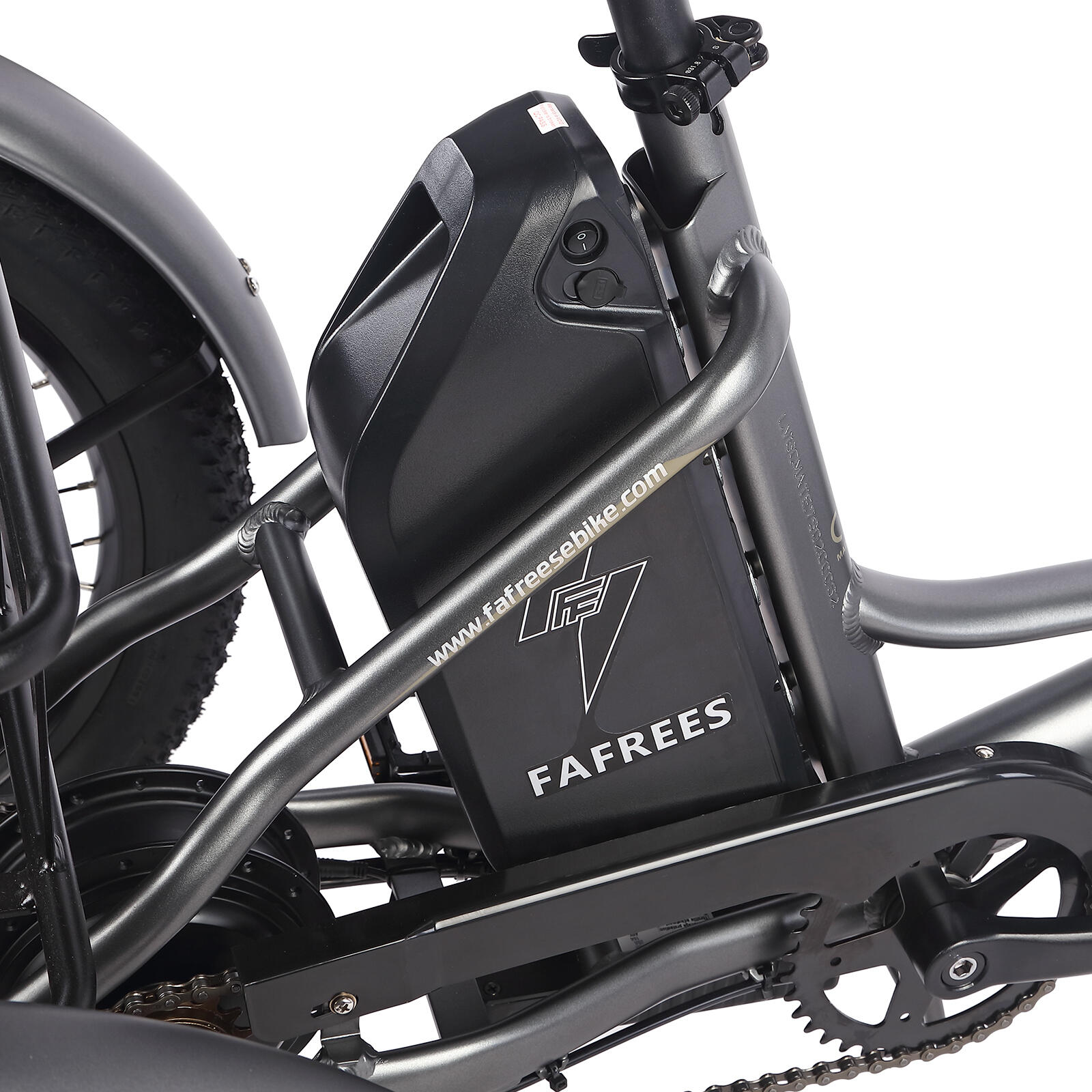 Tricycle électrique pliable Fafrees F20 MATE, batterie 48 V 23,45 Ah – Image 3