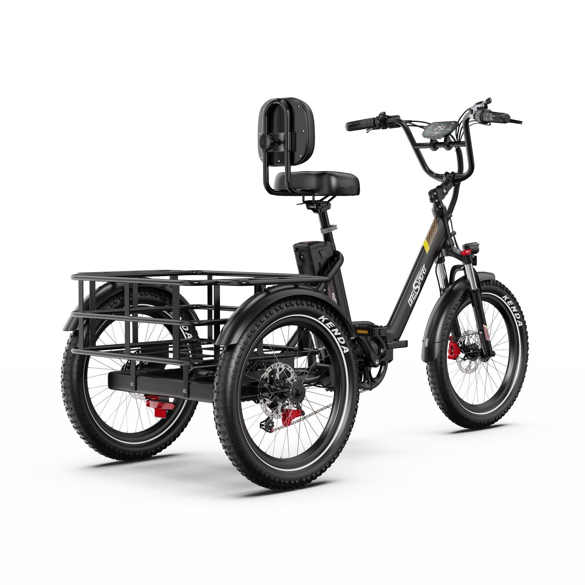 ONESPORT OT30 PRO 20" tricycle pliant 3 roues batterie 48V 18Ah 7 vitesses