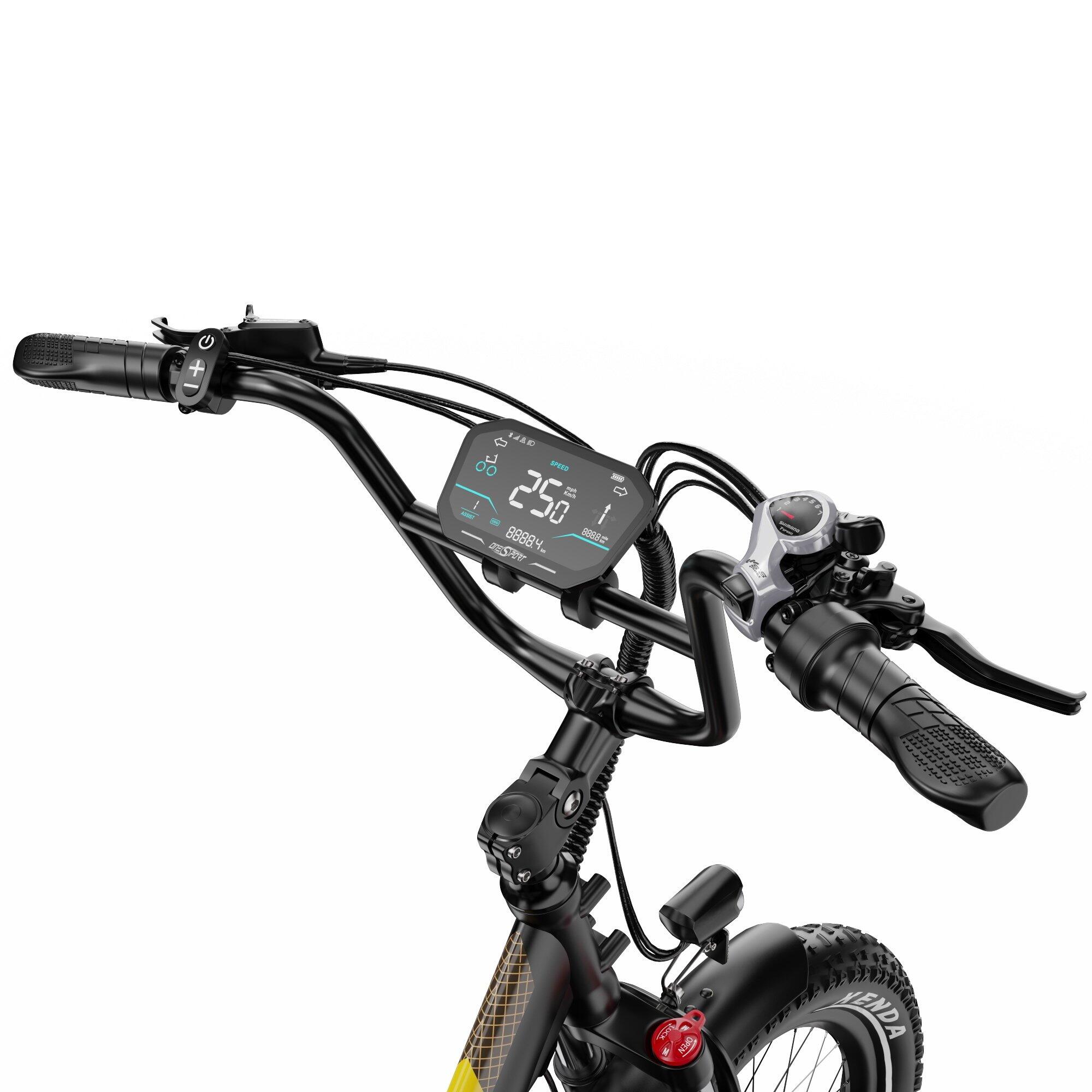 ONESPORT OT30 PRO 20" tricycle pliant 3 roues batterie 48V 18Ah 7 vitesses – Image 3
