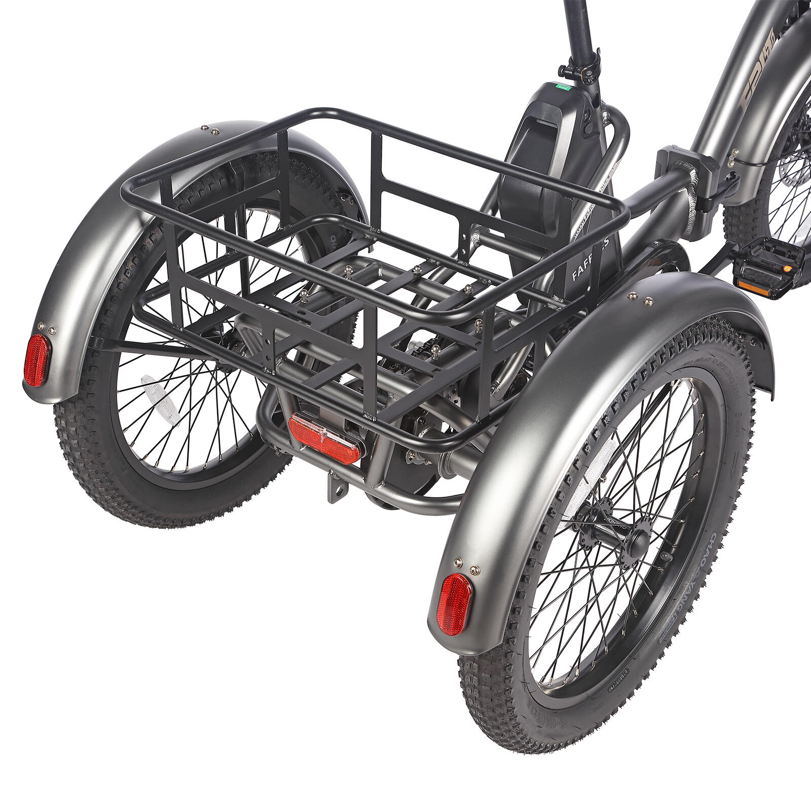 Tricycle électrique Fafrees F20 Mate, batterie 48 V 20 Ah, freins hydrauliques – Image 2
