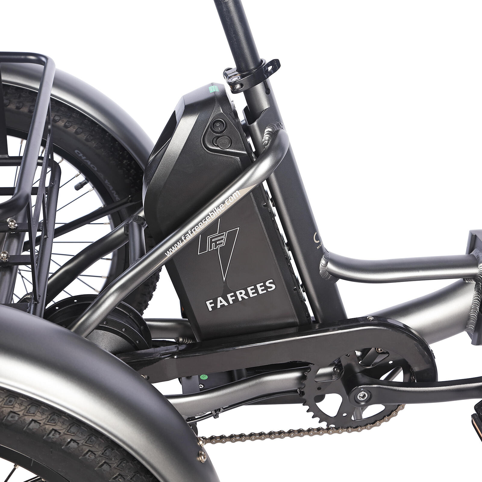 Tricycle électrique Fafrees F20 Mate, batterie 48 V 20 Ah, freins hydrauliques – Image 3