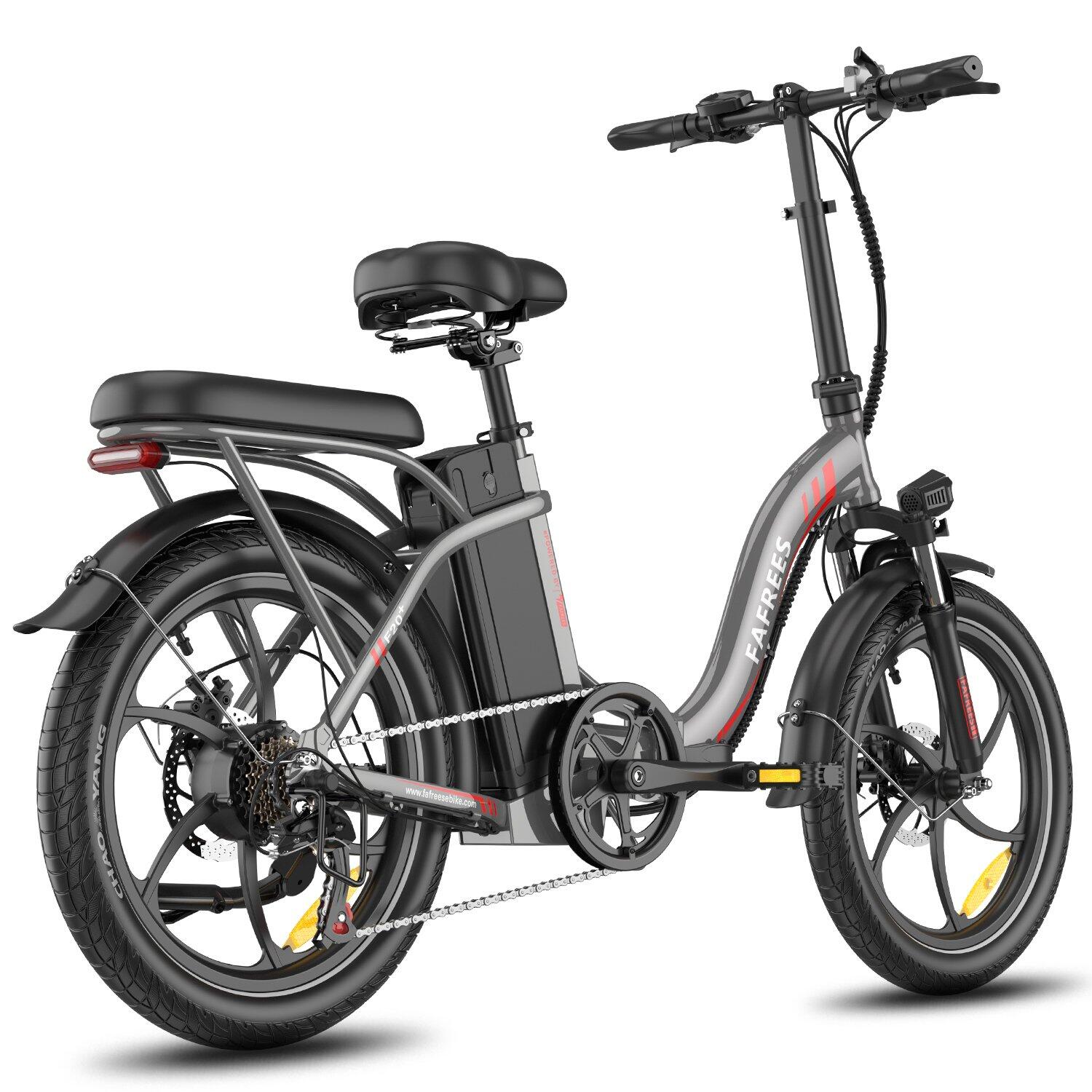 Vélo électrique pliant Cyclisme urbain 250W 20Ah Fat Tire Autonomie 90 km F20+ – Image 2