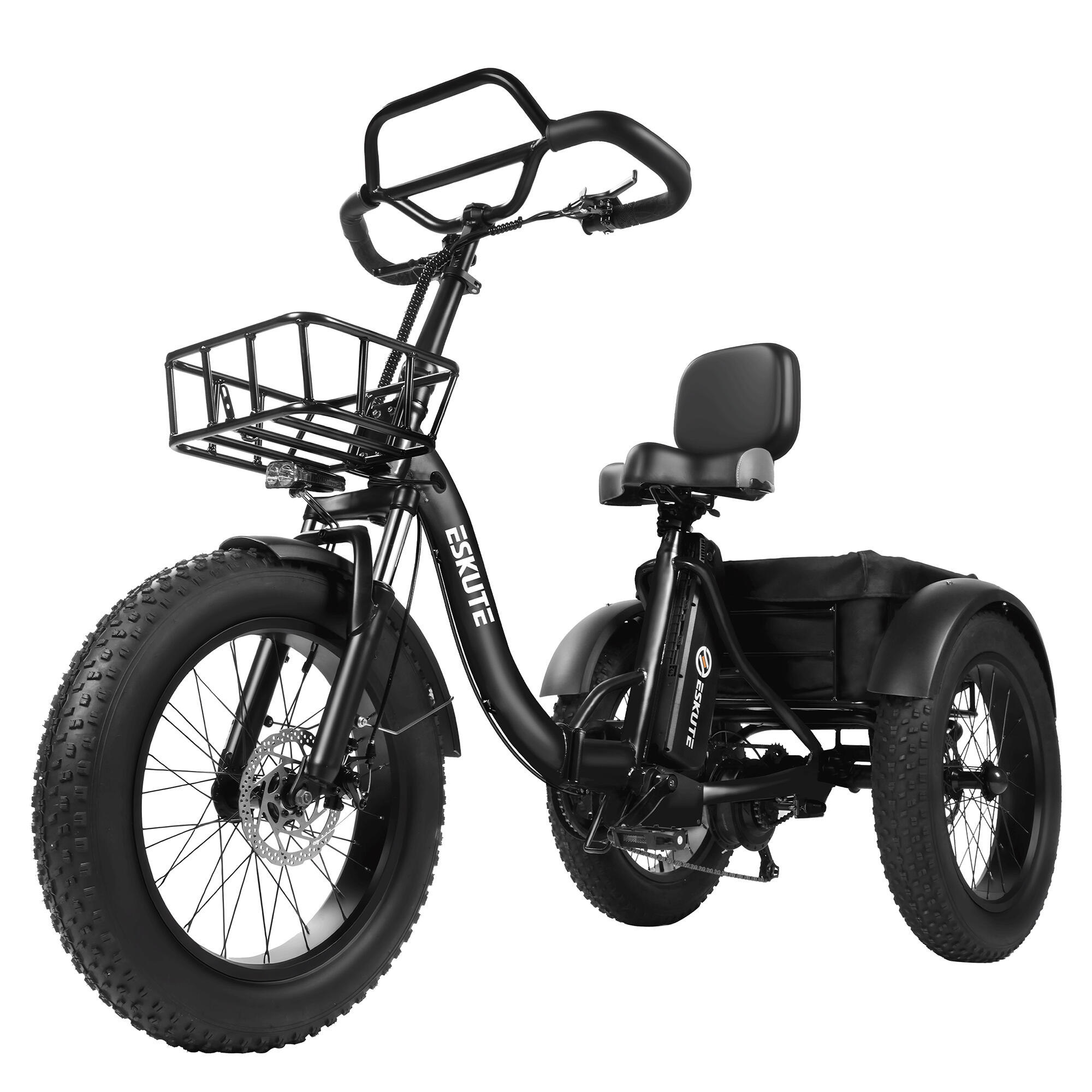 Tricycle cargo électrique ESKUTE T302 Pro, batterie 48 V 20,8 Ah – Image 2