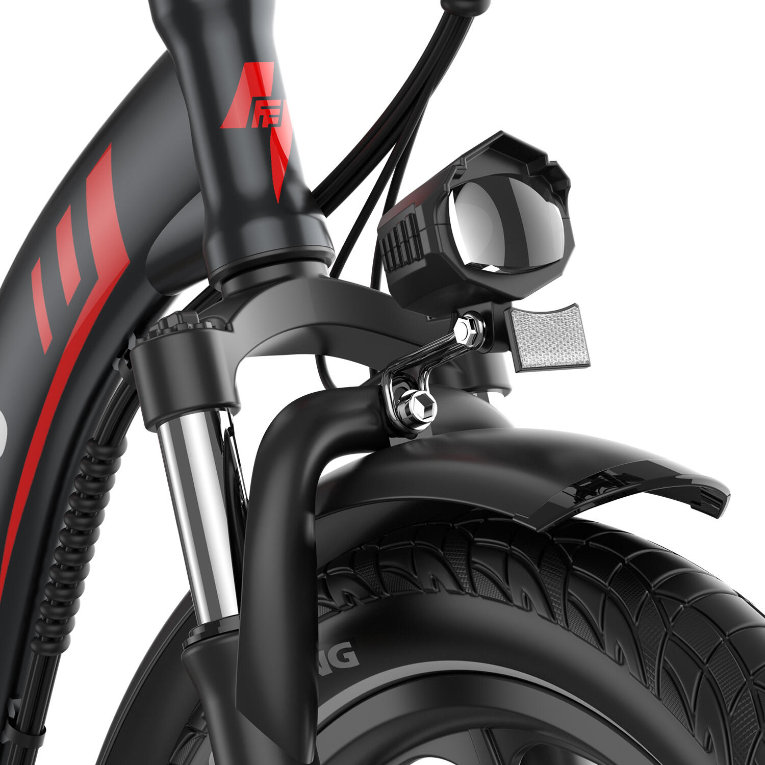 Vélo électrique FAFREES F20+ 20" à gros pneus, batterie 20 Ah, Shimano 7 vitesse – Image 5