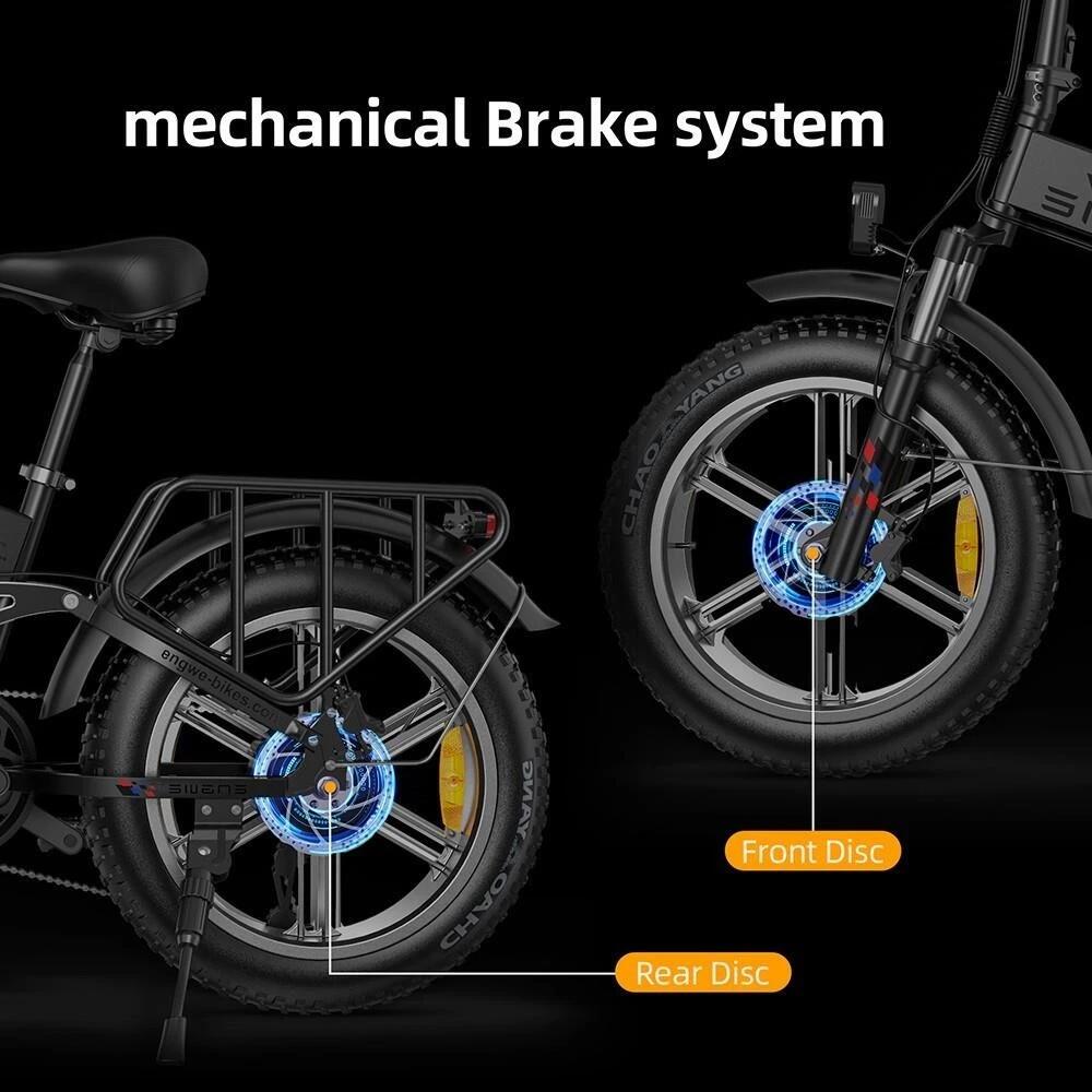 Vélo électrique pliant ENGWE Engine X 20 pouces, batterie 48 V 13 Ah