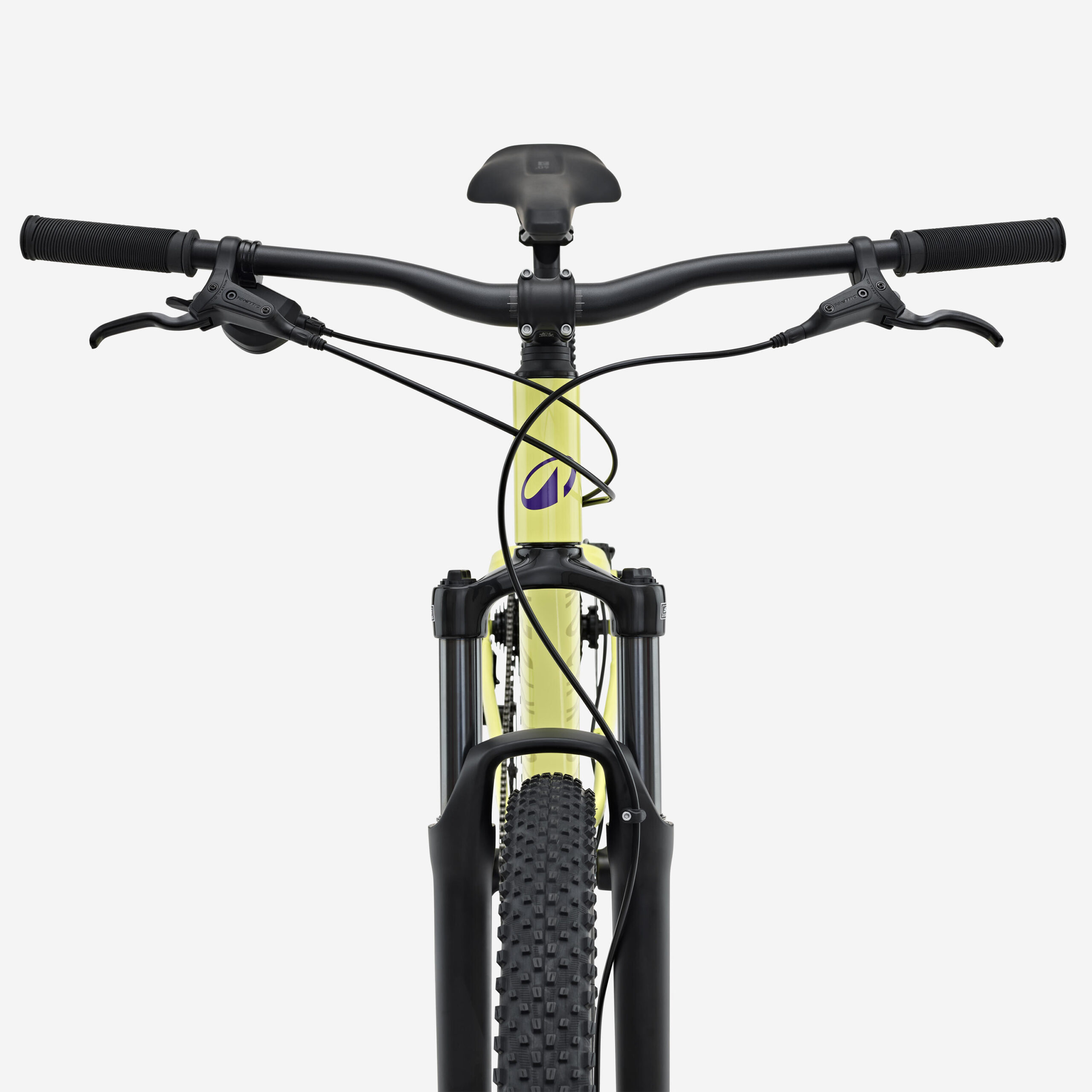 Vélo VTT randonnée semi-rigide 29" cadre aluminium, EXPL 140 jaune – Image 5