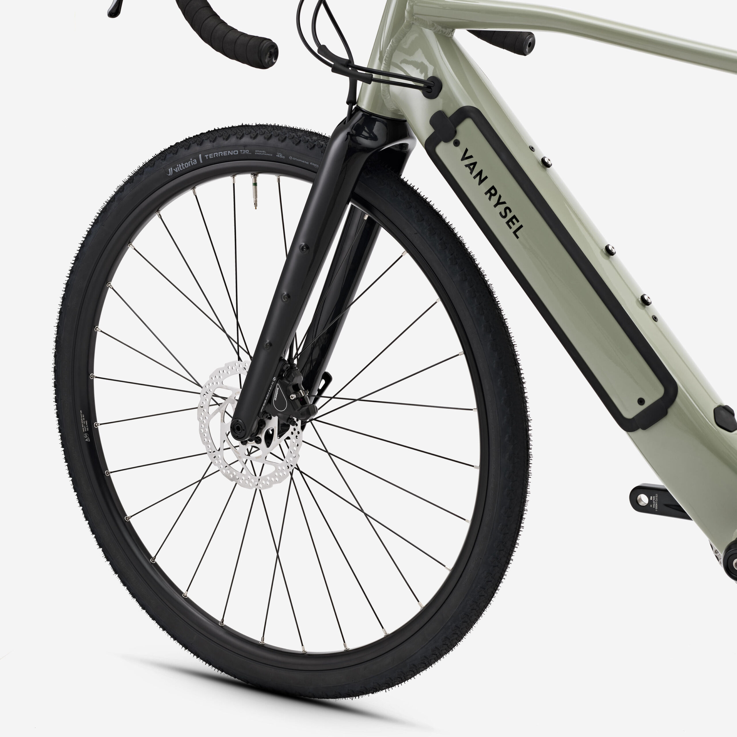 Vélo gravel électrique Shimano Cues 1x11v, E-GRVL AF Discover kaki – Image 5