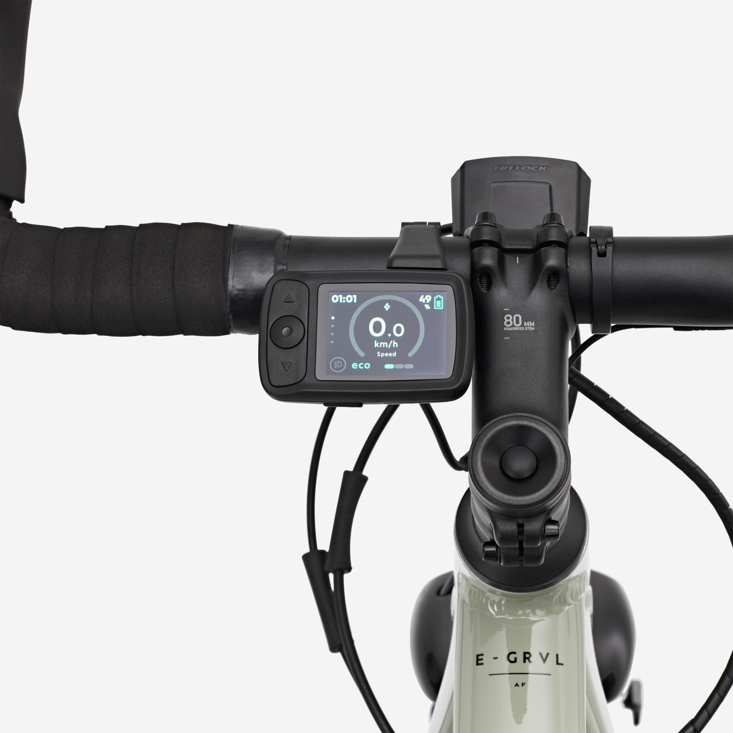 Vélo gravel électrique Shimano Cues 1x11v, E-GRVL AF Discover kaki – Image 8