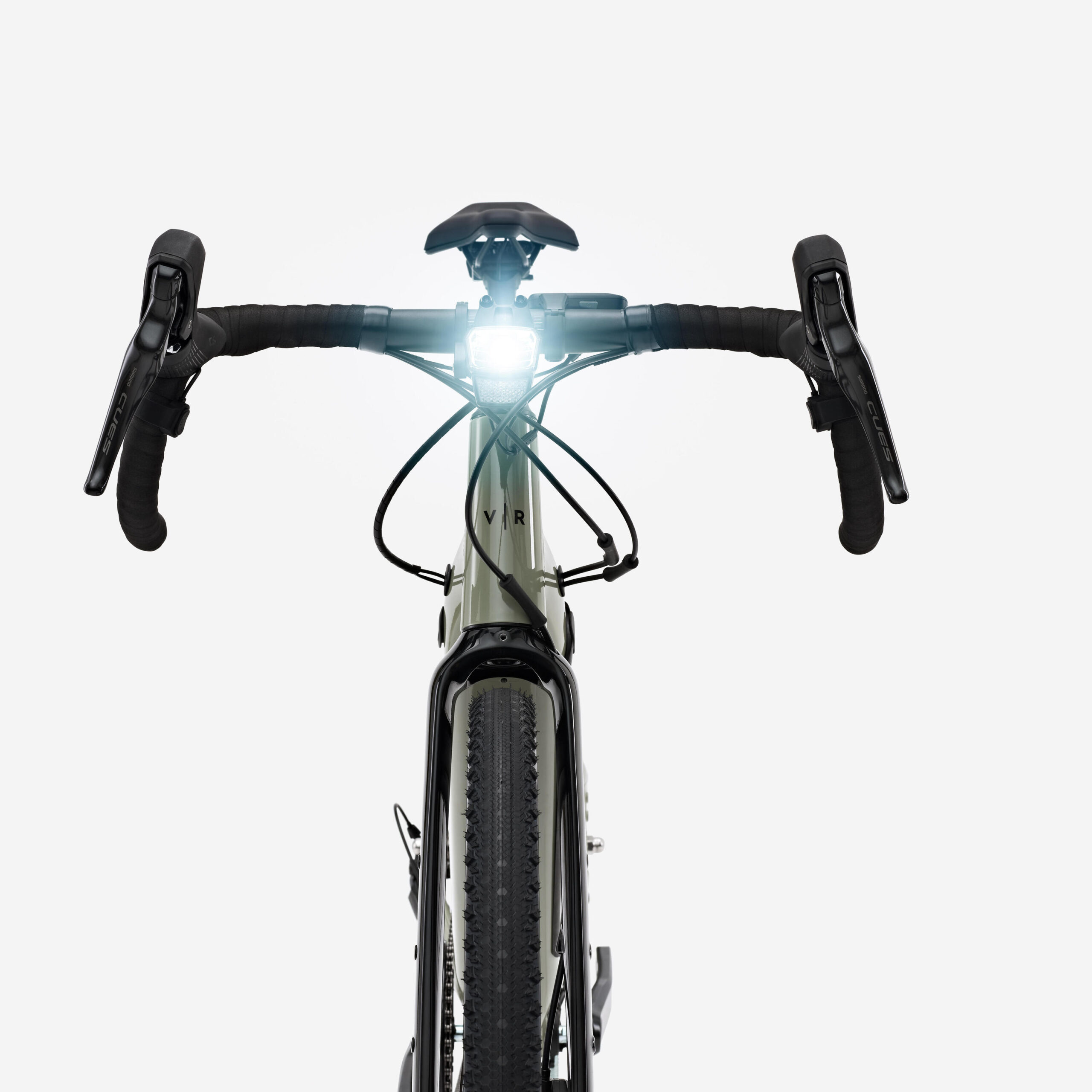 Vélo gravel électrique Shimano Cues 1x11v, E-GRVL AF Discover kaki – Image 10