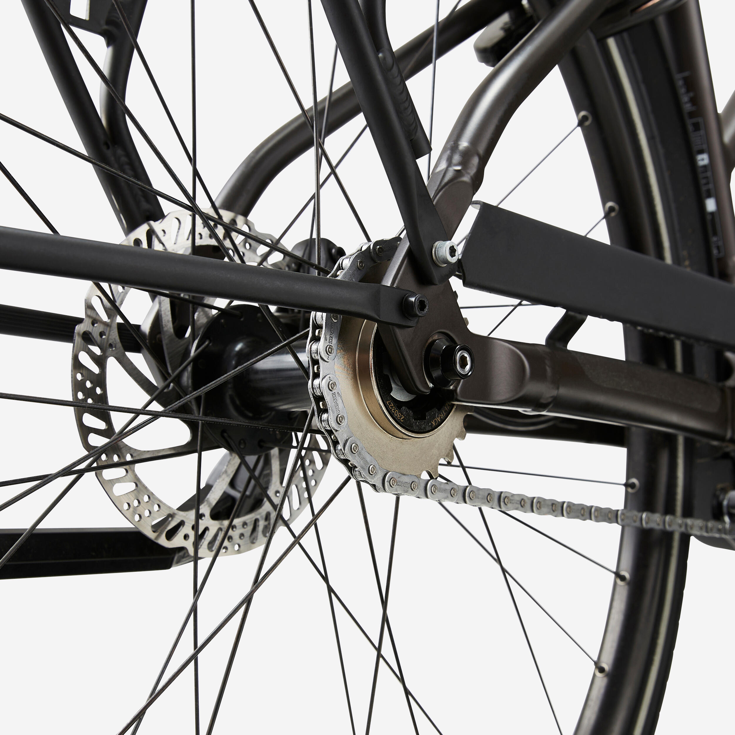 Velo ville electrique a moteur automatique owuru cadre bas ld 920 e – Image 3
