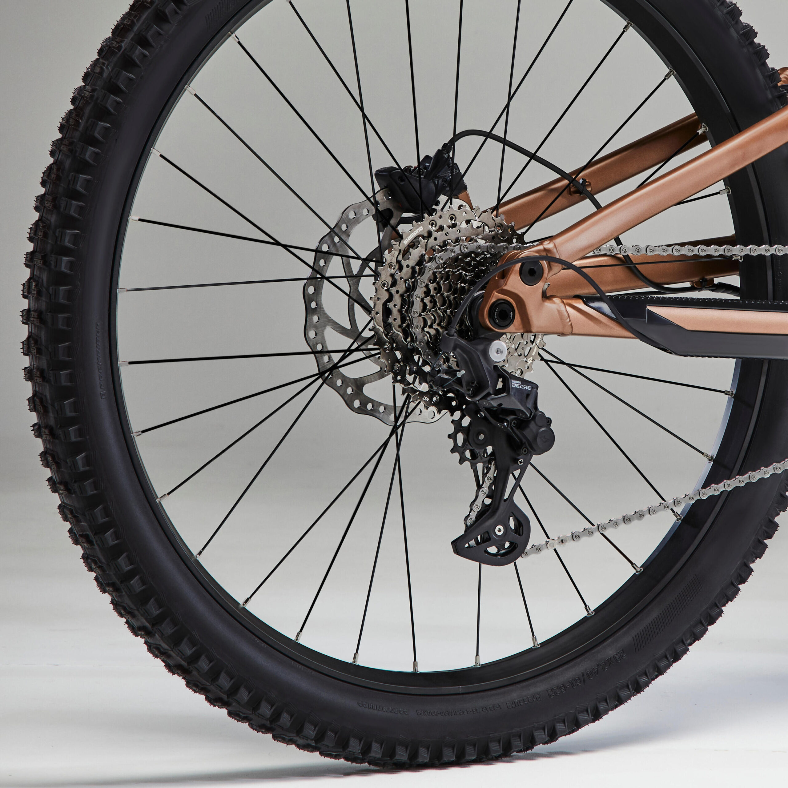Vélo VTT électrique tout suspendu 29" - E-EXPL 700 S Cuivre – Image 3