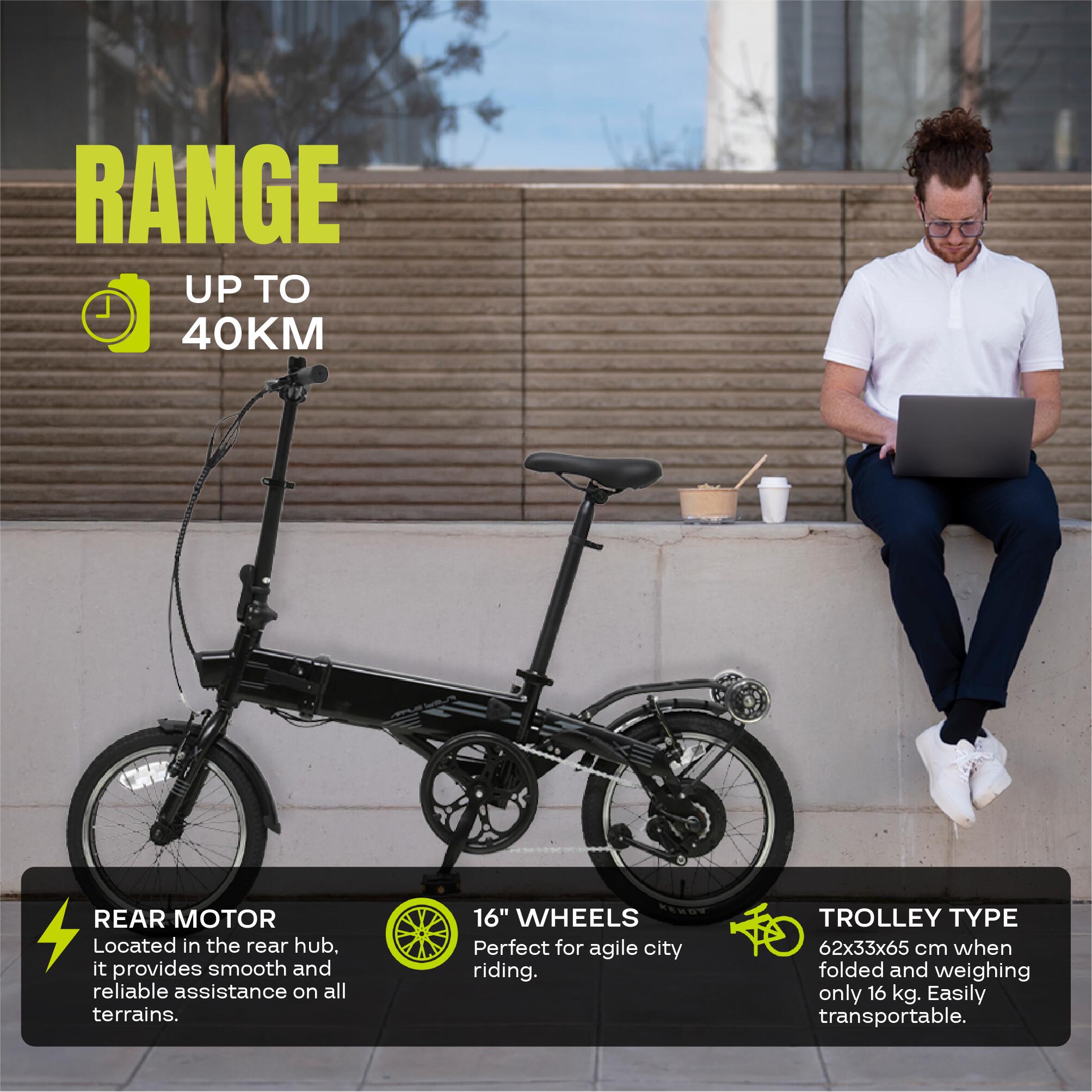 Flebi Supra 4.0 xLite | Jusqu’à 40 km | Roues 16” – Image 3
