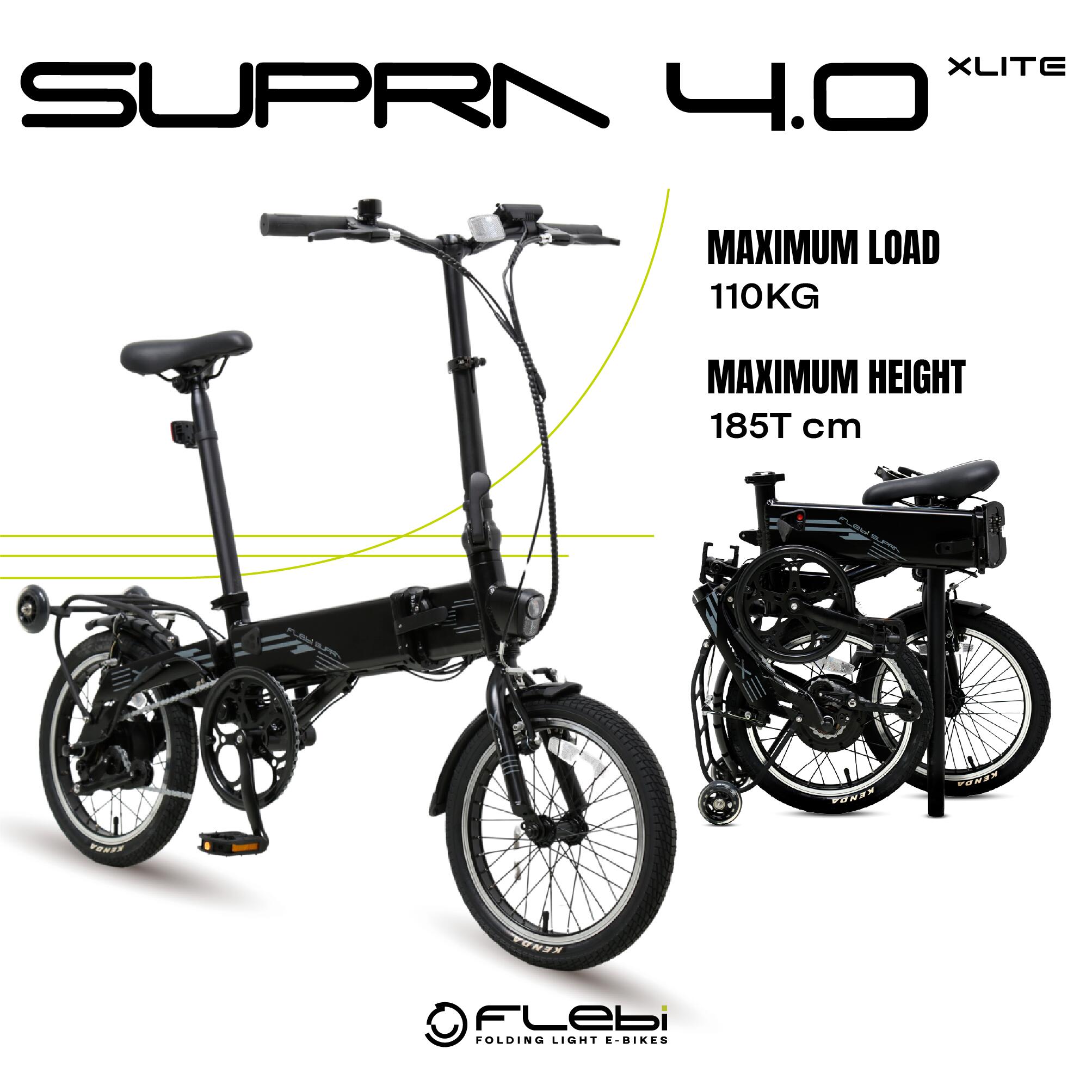 Flebi Supra 4.0 xLite | Jusqu’à 40 km | Roues 16” – Image 5