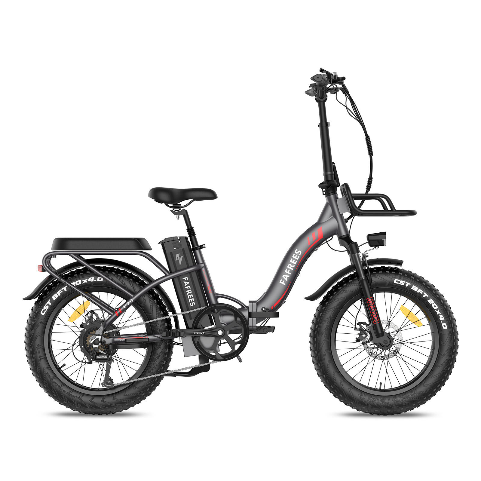Vélo de Ville Pliant LIGHT 24", Aluminium, SHIMANO 7v, Selle Comfort – Image 3