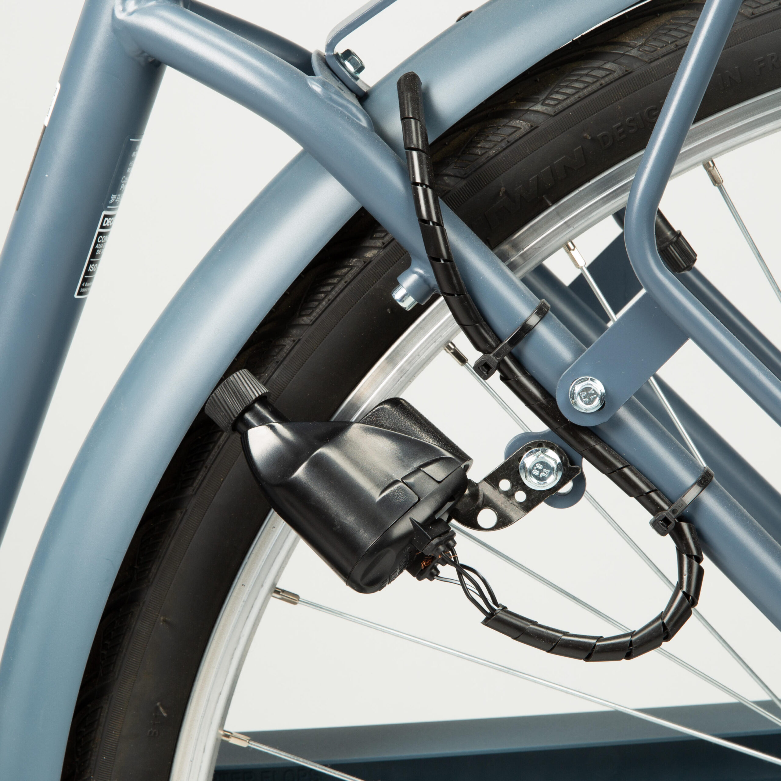 Vélo électrique pliant LITTIUM IBIZA RAINBOW Bleue 10,4 AH – Image 2