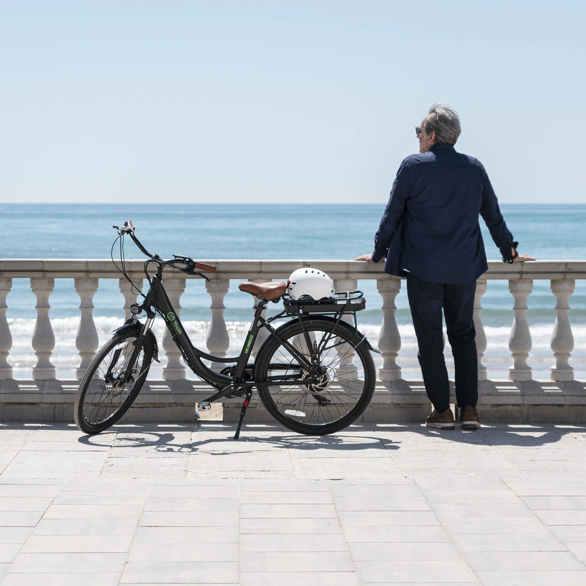 Vélo électrique urbain Youin You-Ride Los Angeles 250W 40km 28" Second Life – Image 3