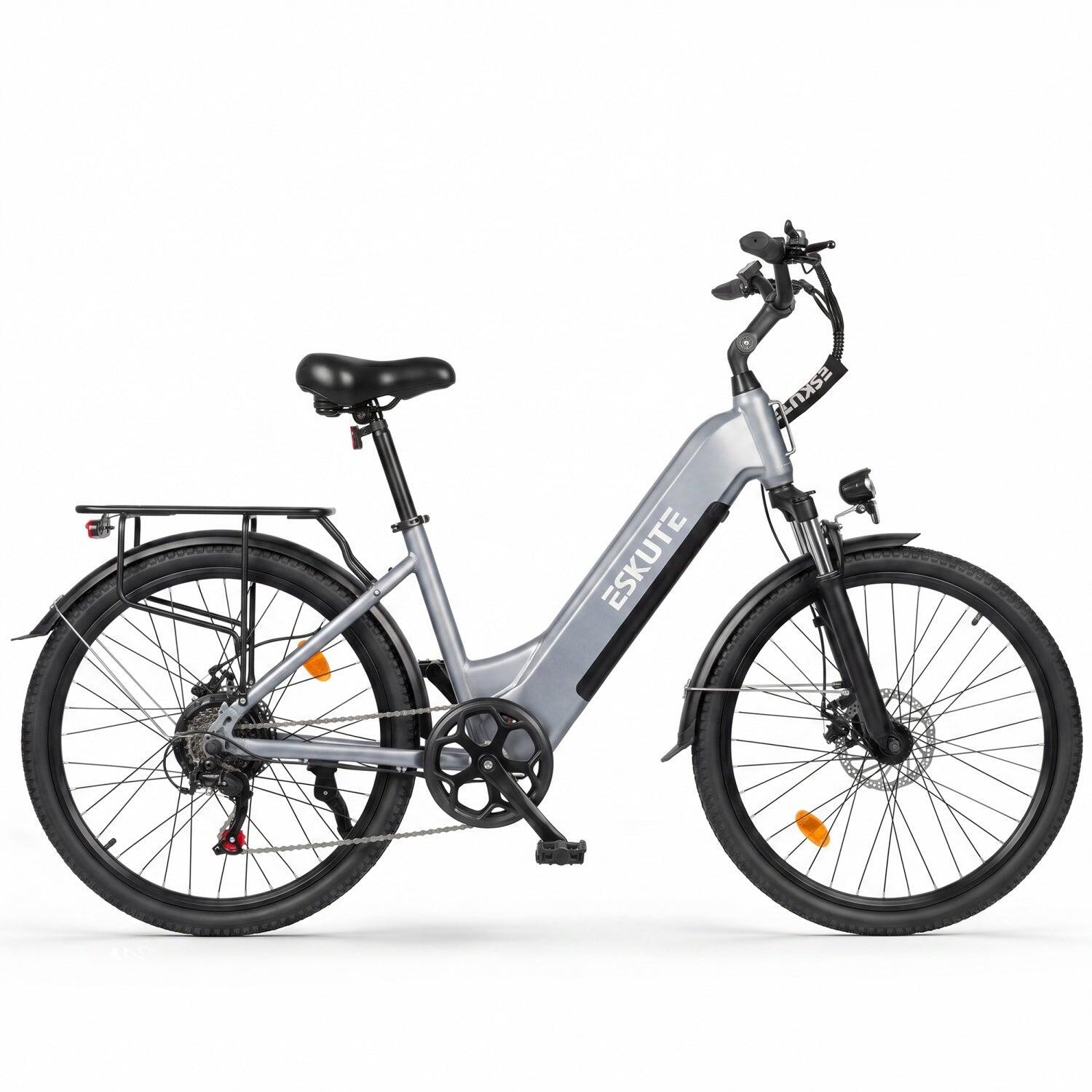 ESKUTE C202 Vélo Électrique 250W 48V17.5Ah 26'' Gris – Image 2
