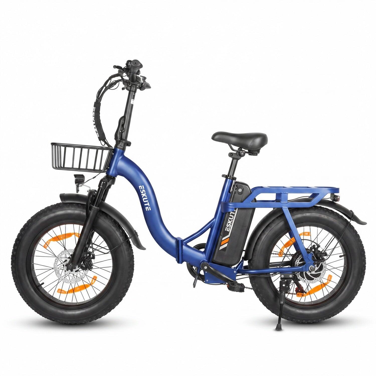 ESKUTE D202 Vélo électrique 250W 48V20.8Ah 20" Bleu – Image 3