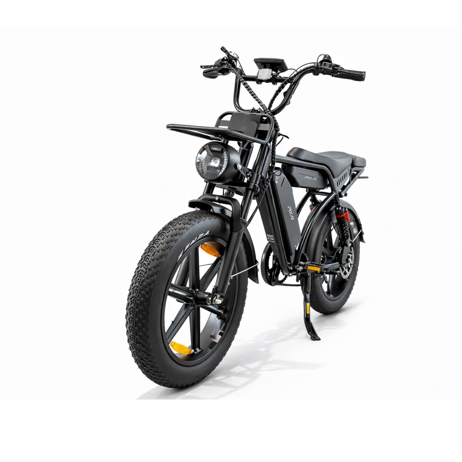 Pixar M9 Vélo Électrique 250W 48V17.5AH+17.5AH 20" Freins Hydrauliques Noir – Image 2