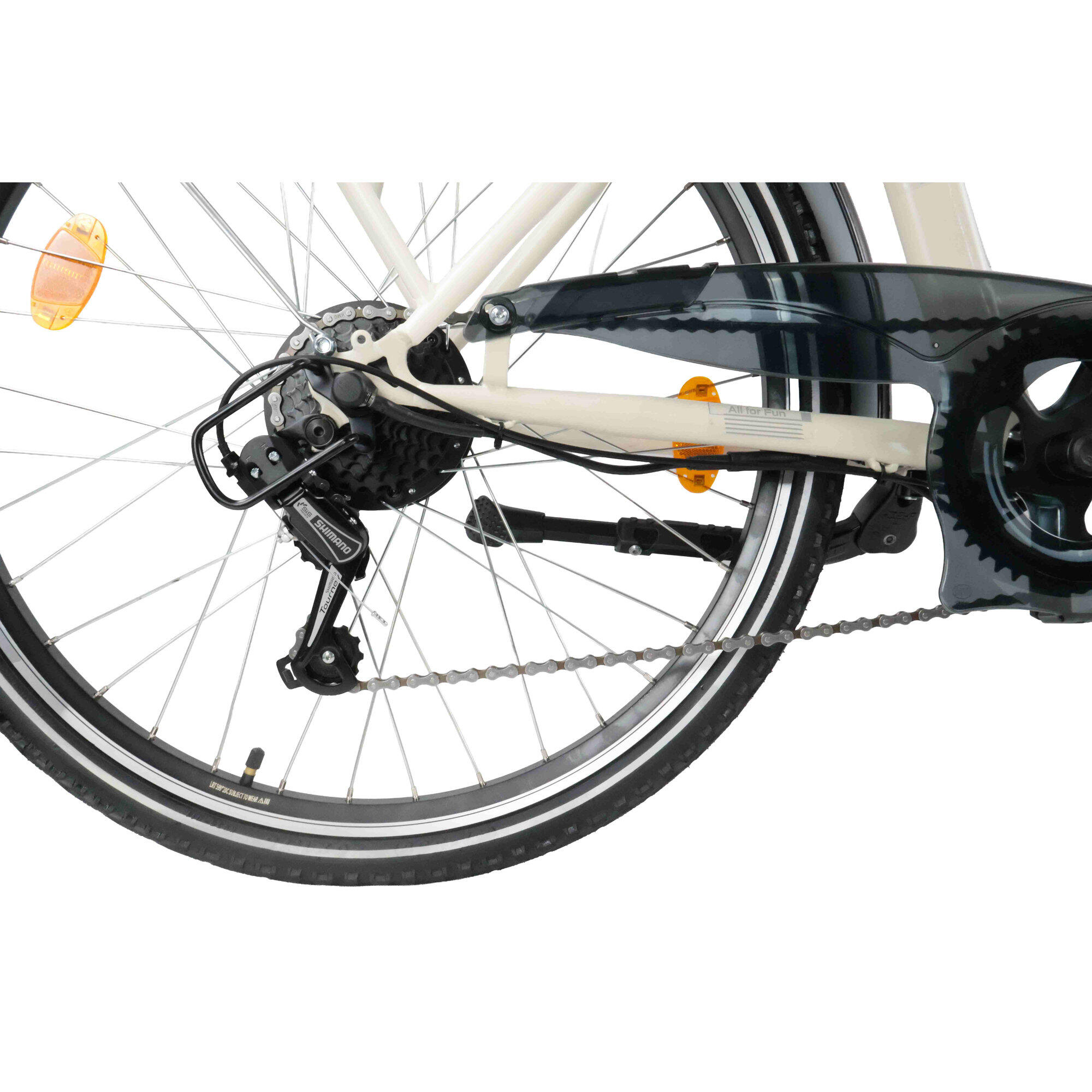 LLOBE City E-Bike 26" MANDO, beige – Image 4