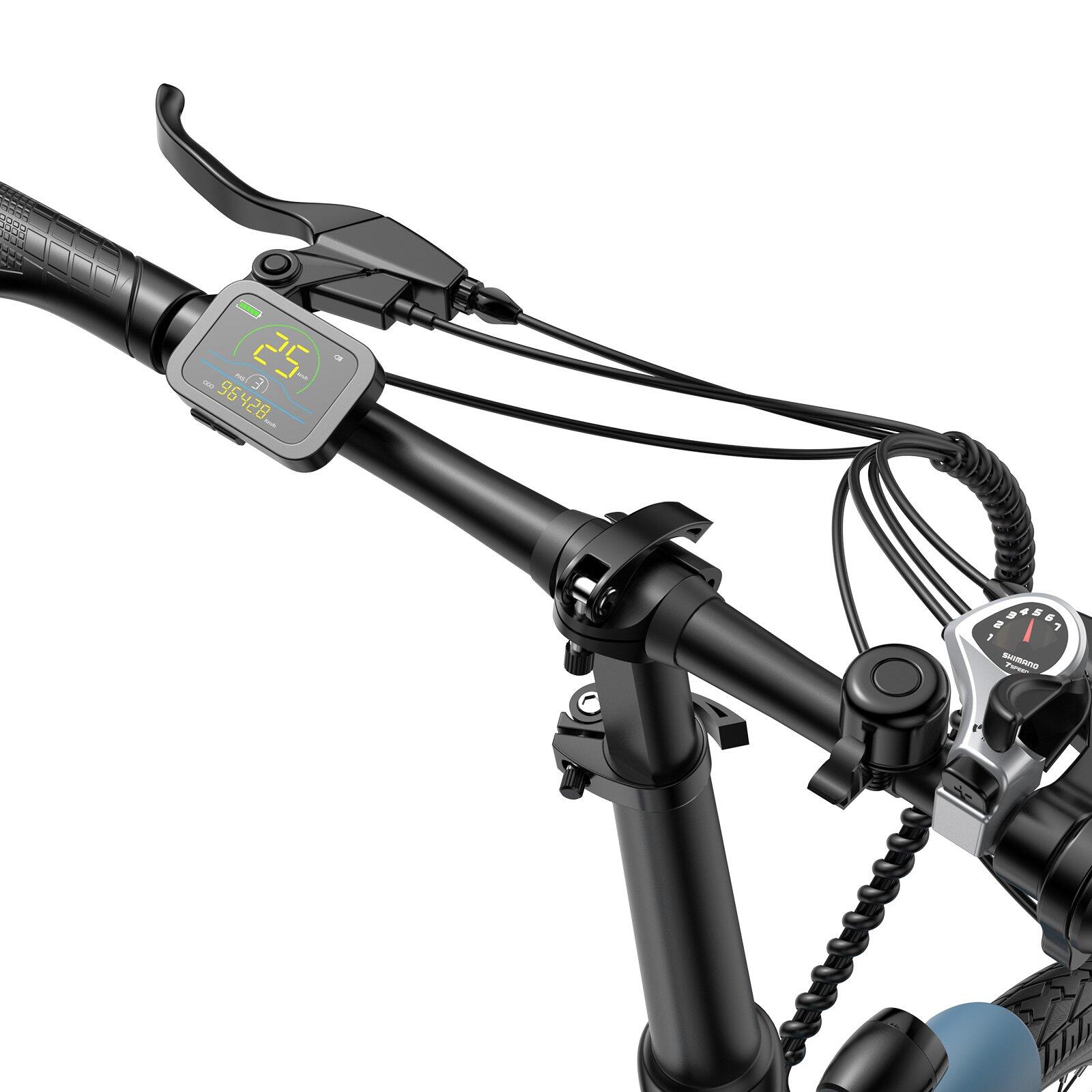 Adulte Ville Vélo Électrique Pliable Batterie 36V 20Ah Moteur 250W F20 Light – Image 4