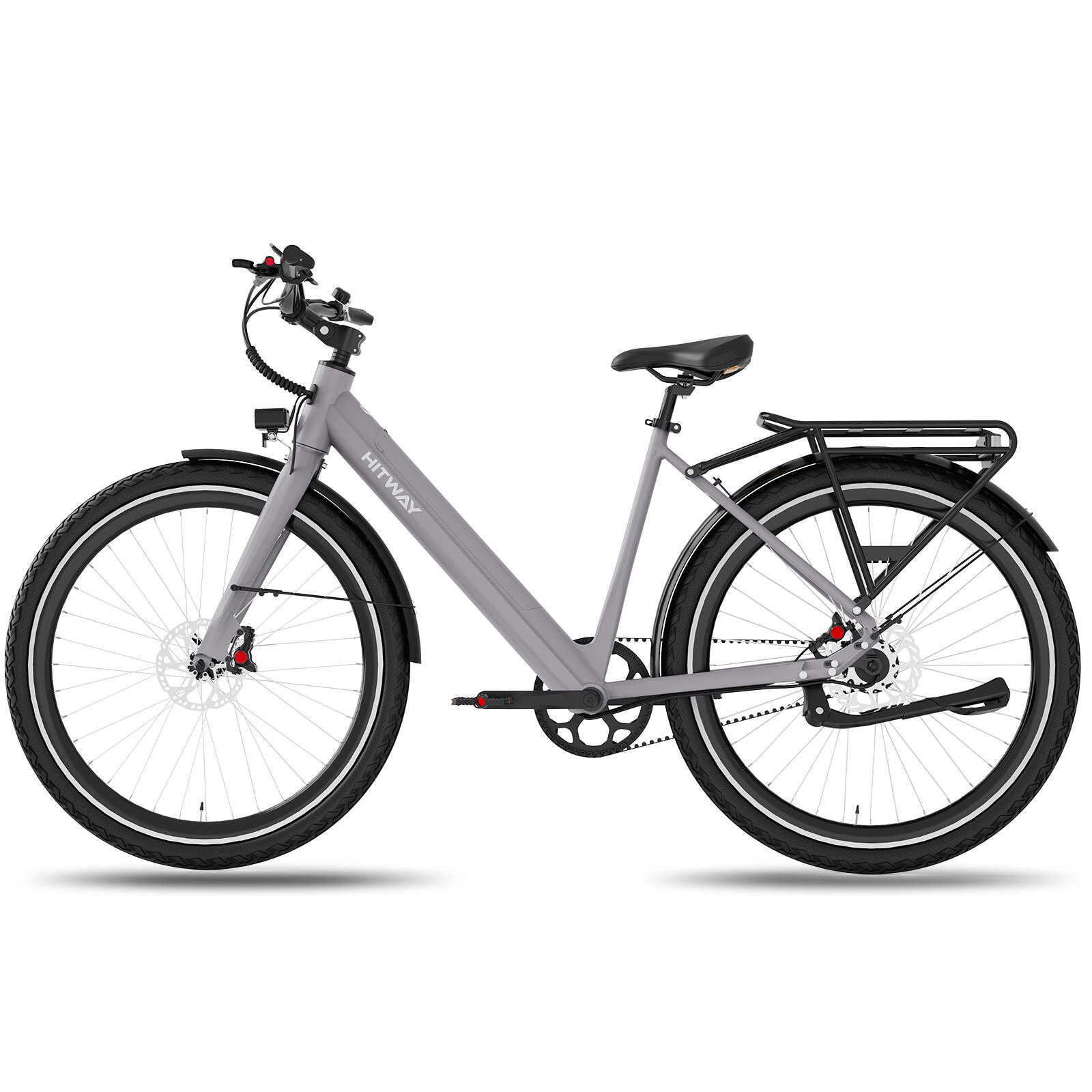Vélo de ville électrique cadre bas courroie capteur de couple bk18pro